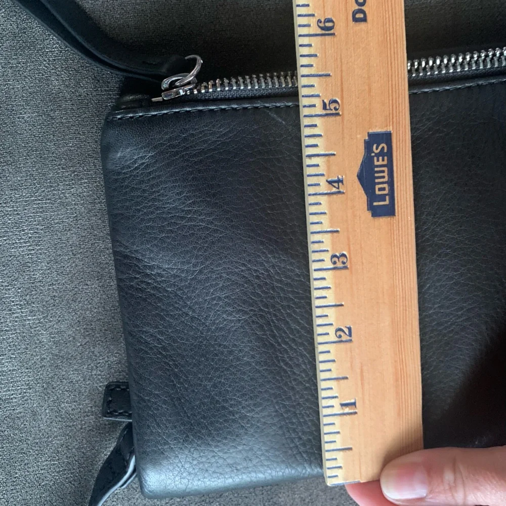 Margot crossbody black genuine leather‎